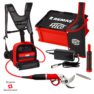 Felco 822 Kit Akülü 5.4 Ah Uzun Budama Makası 45 mm Sağ-Sol El Budama Makası