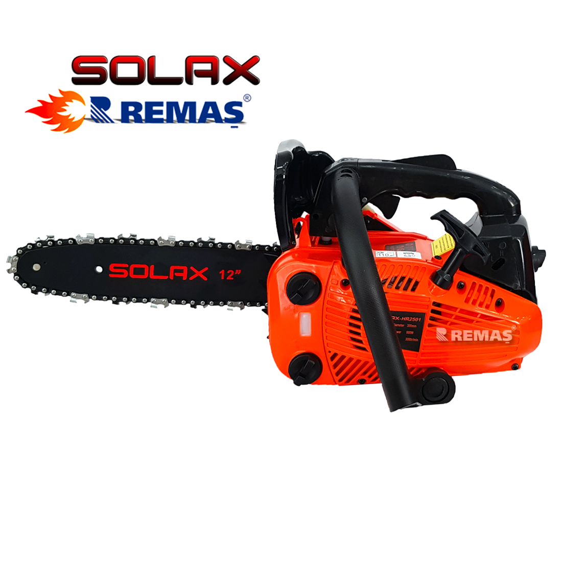 Solax HR2501 Ağaç Kesme Makinesi Benzinli Dal Budama Testeresi