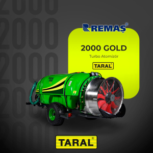 Taral TA 2000 Gold Süper Turbo Atomizör 2000 LT Çekilir Tip İlaçlama Makinası