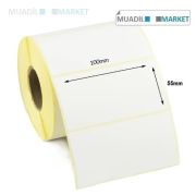 100mm x 55mm Vellum Barkod Etiketi