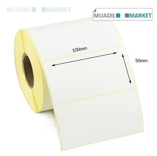 100mm x 50mm Vellum Barkod Etiketi