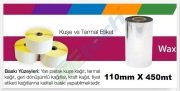 110mm x 450mt Premium Wax Ribon