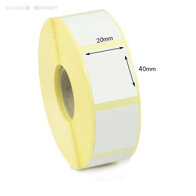 20 x 40 mm Termal Etiket