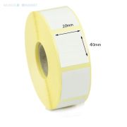 20 x 40 mm Termal Etiket