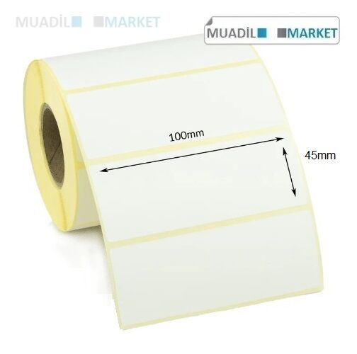 100 x 45 mm Termal Etiket Büyük Koli 30 Rulo