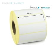 80 x 20 mm Termal Etiket
