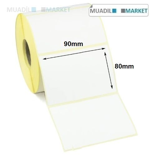 90mm x 80mm Vellum Barkod Etiketi