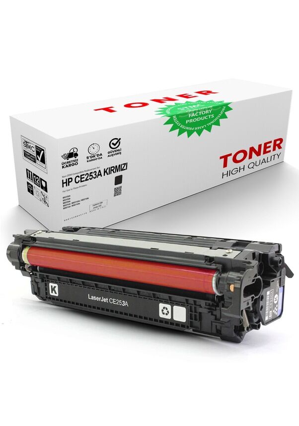 HP CE253A (504) Kırmızı Muadil Toner