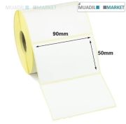 90mm x 50mm Vellum Barkod Etiketi