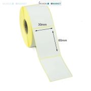 30mm x 60mm Vellum Barkod Etiketi