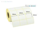 30mm x 20mm Vellum Barkod Etiketi 3lü