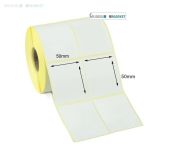 50mm x 50mm Vellum Barkod Etiketi 2li