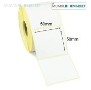 50mm x 50mm Vellum Barkod Etiketi