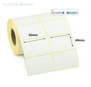 50mm x 40mm Vellum Barkod Etiketi 2li