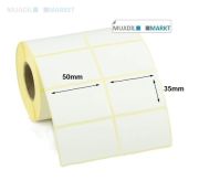 50mm x 35mm Vellum Barkod Etiketi 2li