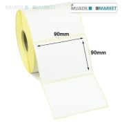 90mm x 90mm Termal Barkod Etiketi