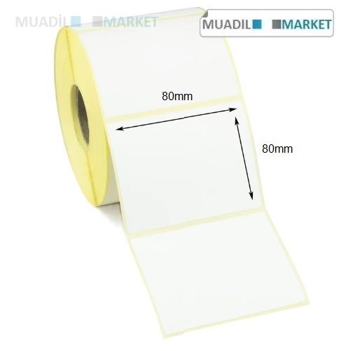 80*80 mm Termal Barkod Etiketi