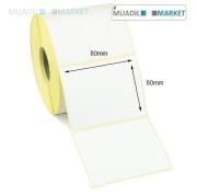 80*80 mm Termal Barkod Etiketi
