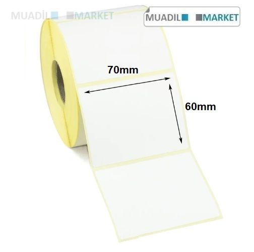 70mm x 60mm Vellum Barkod Etiketi