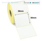 58mm x 60mm Termal Terazi Etiketi