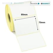 80mm x 70mm Vellum Barkod Etiketi