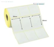 30x60 mm Termal Barkod Etiketi 3lü