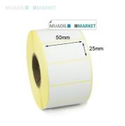 50 x 25 mm Termal Etiket