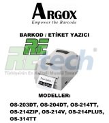 Argox OS-203 OS-214 Kullanma Klavuzu