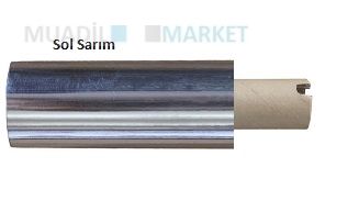 80mm x 74mt Standart Wax Ribon Sol Sarım