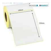 100mm x 120mm Vellum Barkod Etiketi
