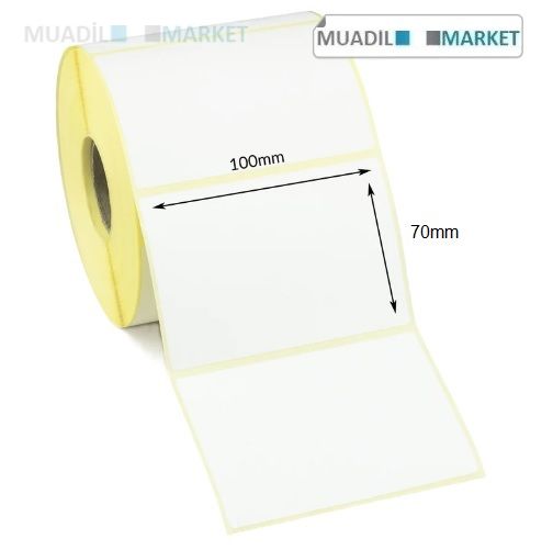 100mm x 70mm Vellum Barkod Etiketi