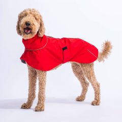 PawStar Kırmızı Colombia Köpek Yağmurluk Medium