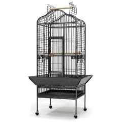 Dayang Papağan Eğitim Kafesi Ayaklı Siyah 61 x 56 x 156 cm