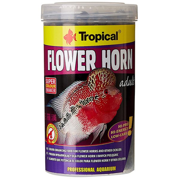 Tropical Flowerhorn Adult Pellet Balık Yemi 500ml 190 gr