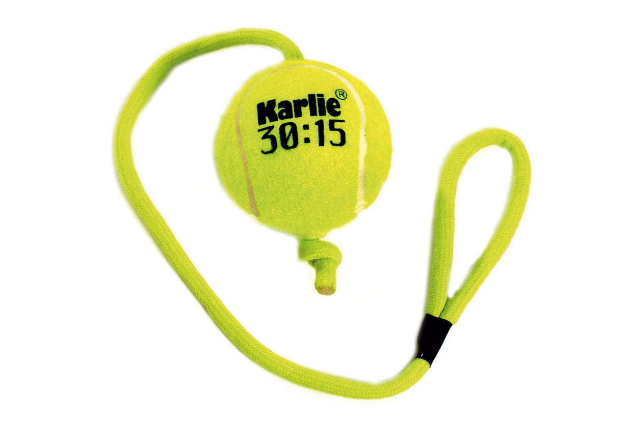 Karlie Sarı İpli Tenis Topu Köpek Oyuncağı 30 Cm