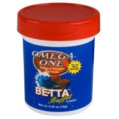 Omega One Betta Flakes Pul Beta Balık Yemi 130 ml / 12 gr.