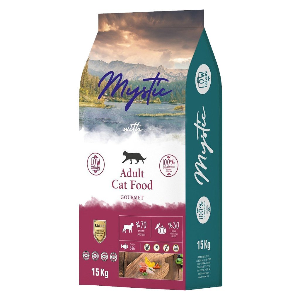 Mystic Az Tahıllı Gurme Yetişkin Kedi Maması 15 Kg