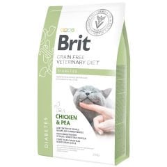 Brit Veterinary Diet Diabetes Diyabet Hastalığı olan Kediler için Tahılsız Kedi Maması 2 kg