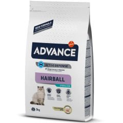 Advance Cat Sterilized Hairball Hindili 3 Kg