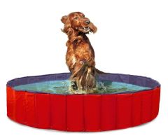 Karlie Köpek Havuzu 160 cm Çap Mavi Kırmızı