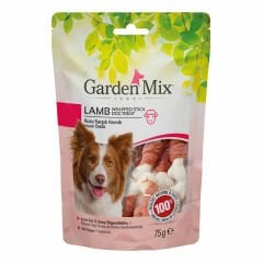 Garden Mix Kuzu Sargılı Kemik Köpek Ödülü 75 Gr