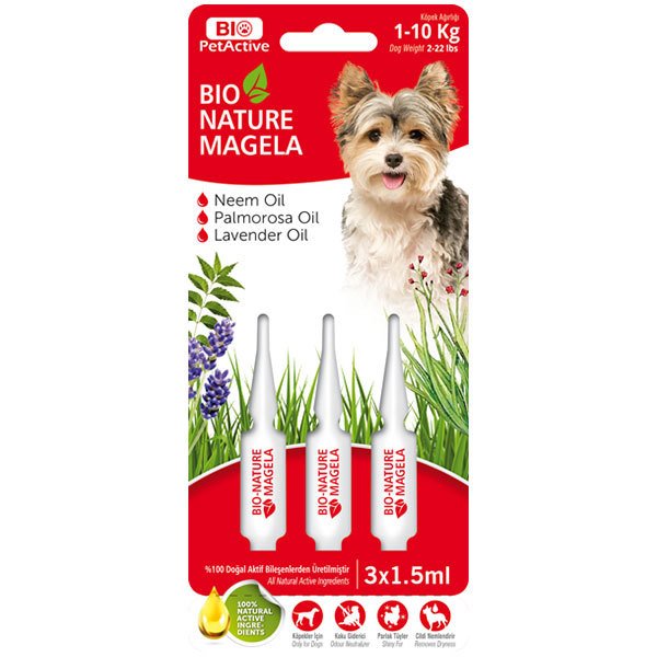 Bio Pet Active Bio Nature Magela Köpek Ense Damlasi  3 x 1,5 ml