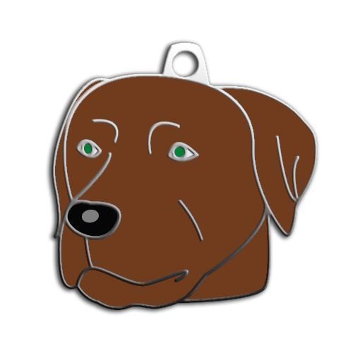 Dalis Pet Tag - Chocolate Labrador Köpek Künyesi