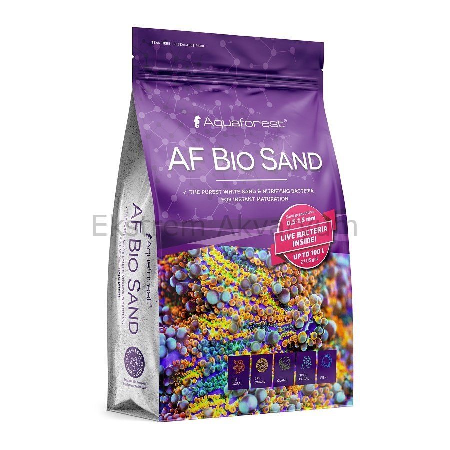 Aquaforest AF Bio Sand Deniz Akvaryumu Kumu 7,5 kg