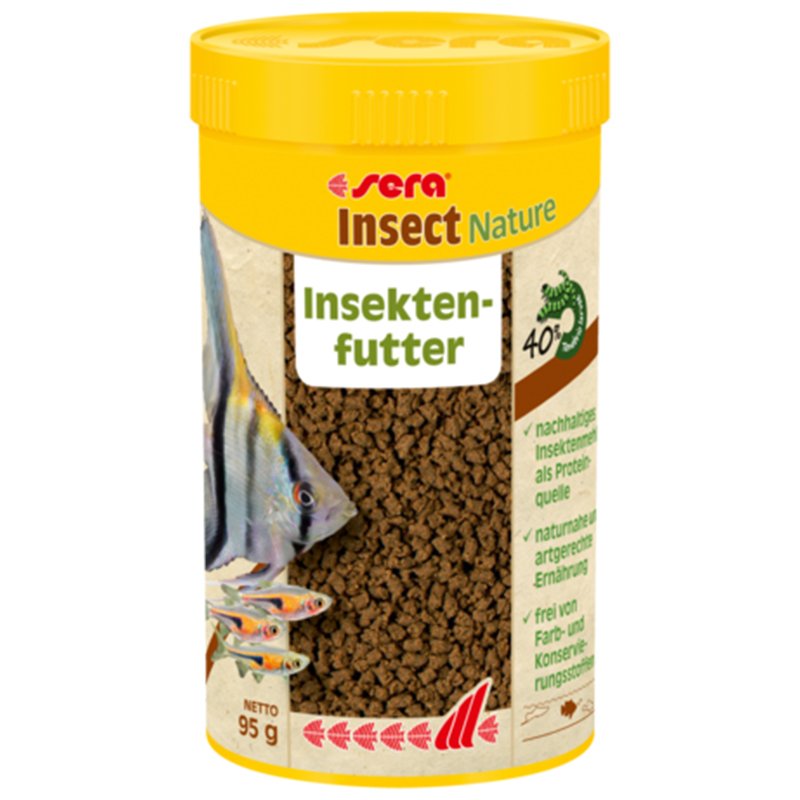 Sera Insect Nature 1,5 mm 250 ml 95 gr