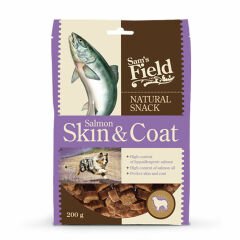 Sam´s Field Natural Snack Salmon Skin & Coat 200 g