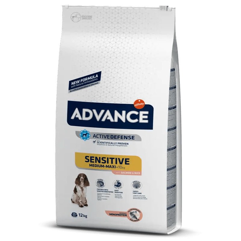 Advance Sensitive Medium Maxi Somonlu 12 Kg Köpek Maması