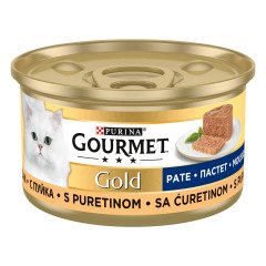 Purina Gourmet Gold Kıyılmış Hindili Kedi Yaş Mama 85 gr