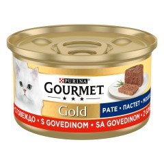 Purina Gourmet Gold Kıyılmış Sığır Etli Konserve Kedi Maması 85 g