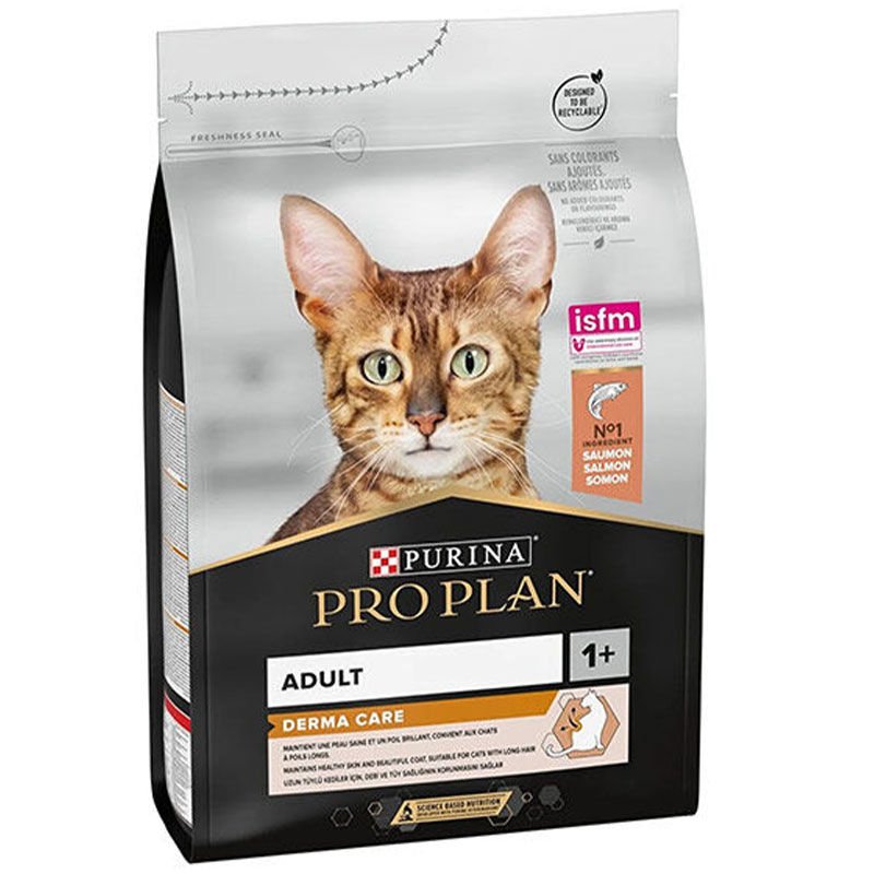 Proplan Derma Care Somonlu Tüy Yumağı Önleyici Yetişkin Kedi Mamas 1,5 Kg